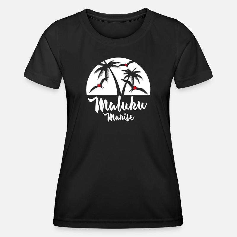 Maluku manise - Women's Functional T-Shirt - black