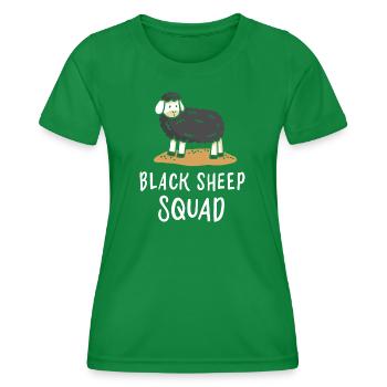 Black sheep - Women's Functional T-Shirt - kelly green - Front - AI Model Female 172 dark (172cm)
