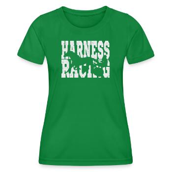 Traber Trabrennen Design - Frauen Funktions-T-Shirt - Kelly Green - Vorne - AI Model Female 172 dark (172cm)