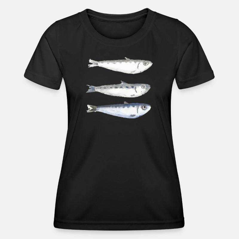 sardine - Women's Functional T-Shirt - black