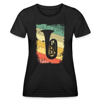 Tuba Tuba players - Women's Functional T-Shirt - black - Front - AI Model Female 172 light (172cm)