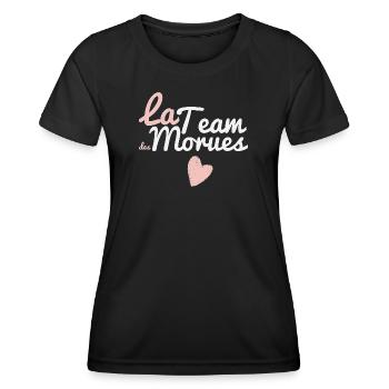 La Team Monues Rose - T-shirt sport Femme - noir - Devant - AI Model Female 172 light (172cm)