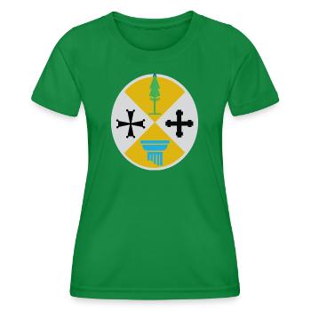 Calabria Italy - Women's Functional T-Shirt - kelly green - Front - AI Model Female 172 dark (172cm)