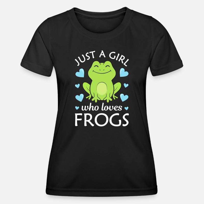 Frog Frogs - Women's Functional T-Shirt - black