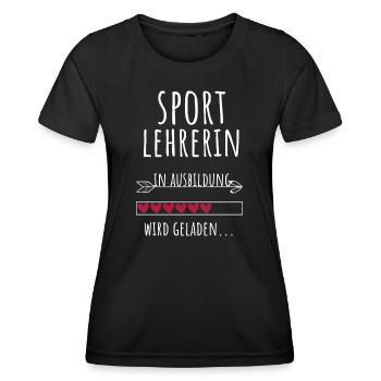 Sportlehrerin in Ausbildung Geschenk - Frauen Funktions-T-Shirt - Schwarz - Vorne - AI Model Female 172 light (172cm)