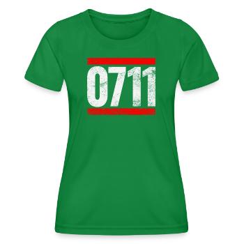 0711 Stuttgart - Frauen Funktions-T-Shirt - Kelly Green - Vorne - AI Model Female 172 dark (172cm)