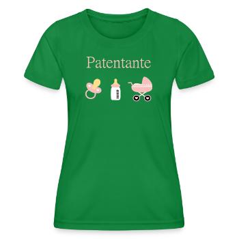 Patentante Geburt Mädchen Taufe - Frauen Funktions-T-Shirt - Kelly Green - Vorne - AI Model Female 172 dark (172cm)
