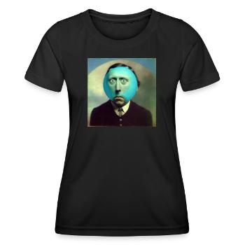 Surreal 02 - Frauen Funktions-T-Shirt - Schwarz - Vorne - AI Model Female 172 light (172cm)