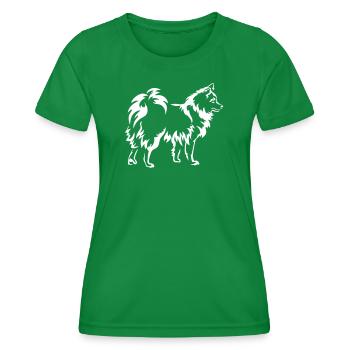 Spitz "Black Edition" - Frauen Funktions-T-Shirt - Kelly Green - Vorne - AI Model Female 172 dark (172cm)