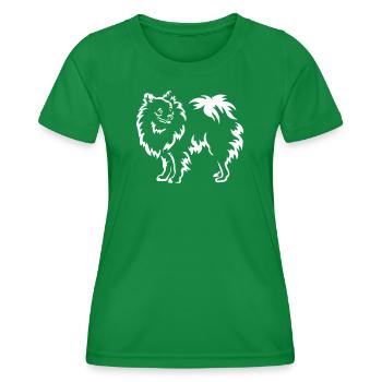 Spitz "Black Edition" - Frauen Funktions-T-Shirt - Kelly Green - Vorne - AI Model Female 172 dark (172cm)
