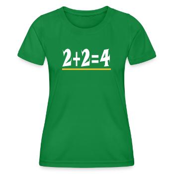 The Logical - Women's Functional T-Shirt - kelly green - Front - AI Model Female 172 dark (172cm)