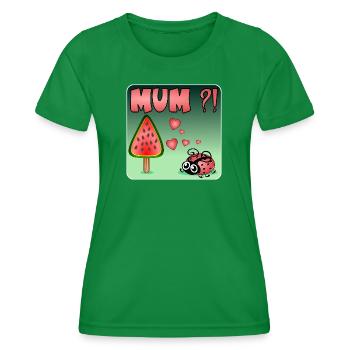 Wassermelone BUG - Frauen Funktions-T-Shirt - Kelly Green - Vorne - AI Model Female 172 dark (172cm)