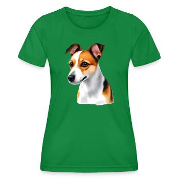 Jack Russell - Women's Functional T-Shirt - kelly green - Front - AI Model Female 172 dark (172cm)
