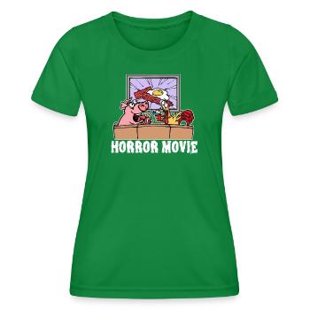Films Cineaste Movies Movies Cinema Night Déclaration - T-shirt sport Femme - vert - Devant - AI Model Female 172 dark (172cm)