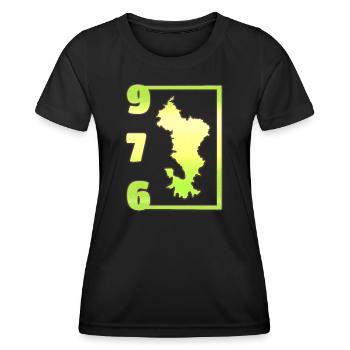 T SHIRT 976 MAYOTTE - Women's Functional T-Shirt - black - Front - AI Model Female 172 light (172cm)
