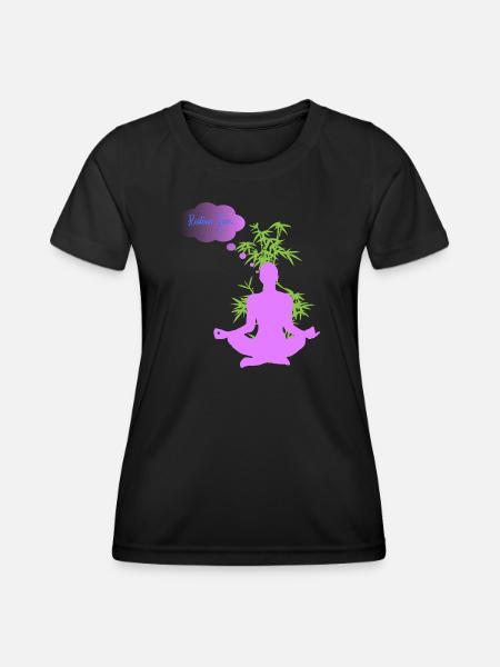 LET'S STAY ZEN - Women's Functional T-Shirt - black