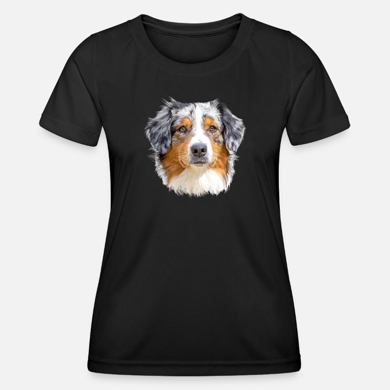 Australian Shepherd - Women's Functional T-Shirt - black