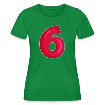 6 - Women's Functional T-Shirt - kelly green - Front - AI Model Female 172 dark (172cm)
