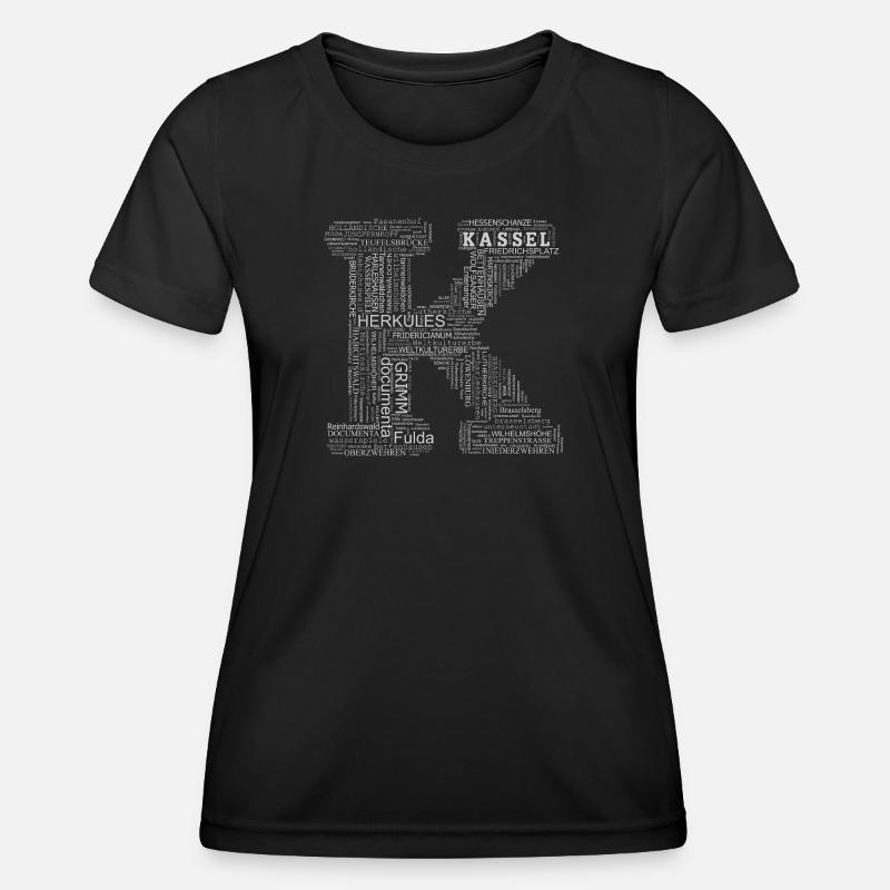motiv_kassel_k1 - Women's Functional T-Shirt - black