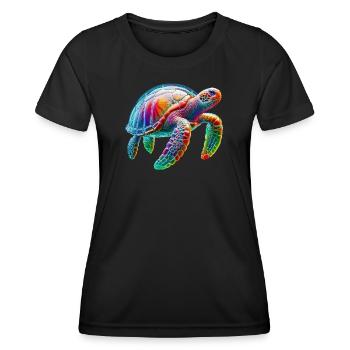 Turtle - Women's Functional T-Shirt - black - Front - AI Model Female 172 light (172cm)