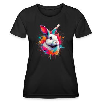 Rabbit - Women's Functional T-Shirt - black - Front - AI Model Female 172 light (172cm)