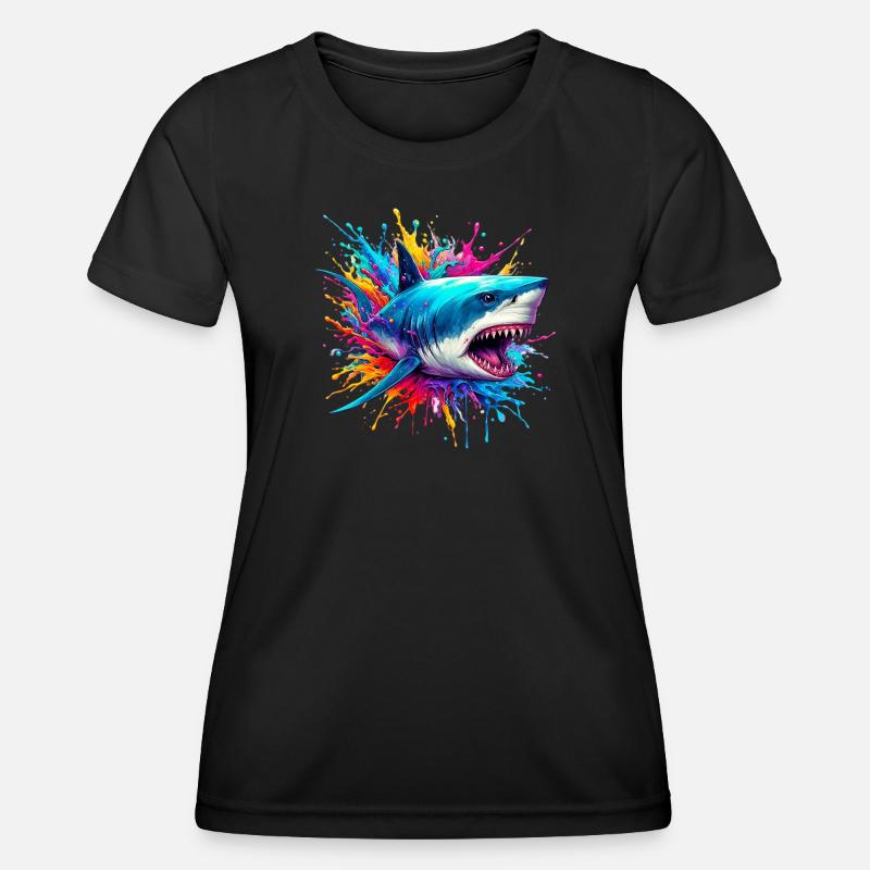 Shark - Women's Functional T-Shirt - black