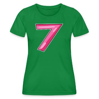 7 - Women's Functional T-Shirt - kelly green - Front - AI Model Female 172 dark (172cm)