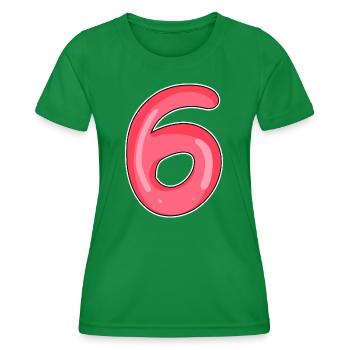 6 - Women's Functional T-Shirt - kelly green - Front - AI Model Female 172 dark (172cm)