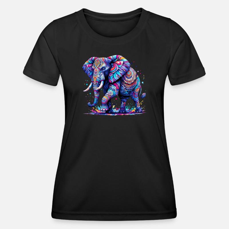 Elephant - Women's Functional T-Shirt - black