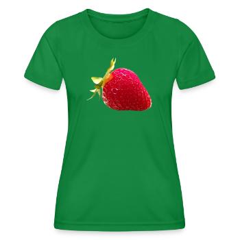 STRAWBERRY - Women's Functional T-Shirt - kelly green - Front - AI Model Female 172 dark (172cm)
