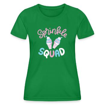 Eiscreme - Frauen Funktions-T-Shirt - Kelly Green - Vorne - AI Model Female 172 dark (172cm)