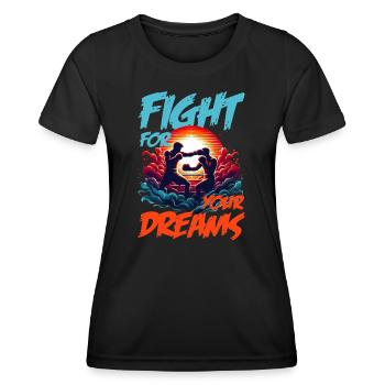 Epic Boxing Showdown: Fight for Your Dreams! - Women's Functional T-Shirt - black - Front - AI Model Female 172 light (172cm)