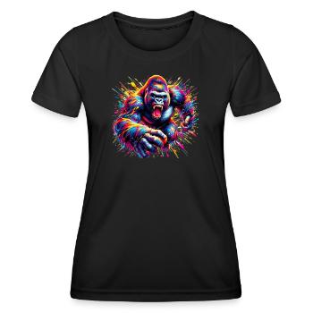 Gorilla - Women's Functional T-Shirt - black - Front - AI Model Female 172 light (172cm)