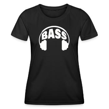 BASS - Frauen Funktions-T-Shirt - Schwarz - Vorne - AI Model Female 172 light (172cm)
