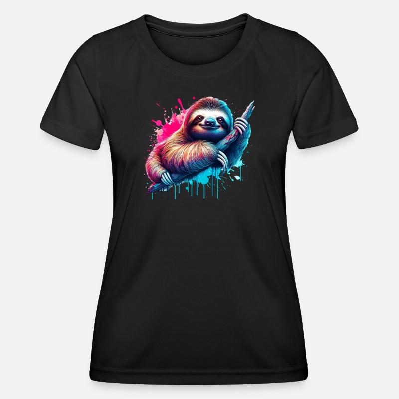 Sloth - Women's Functional T-Shirt - black