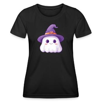 Cute Ghost - Women's Functional T-Shirt - black - Front - AI Model Female 172 light (172cm)