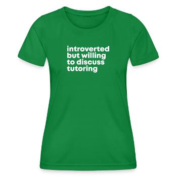 Tutor - Frauen Funktions-T-Shirt - Kelly Green - Vorne - AI Model Female 172 dark (172cm)