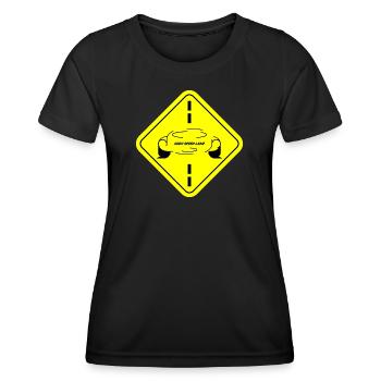 High Speed Lane - T-shirt sport Femme - noir - Devant - AI Model Female 172 light (172cm)