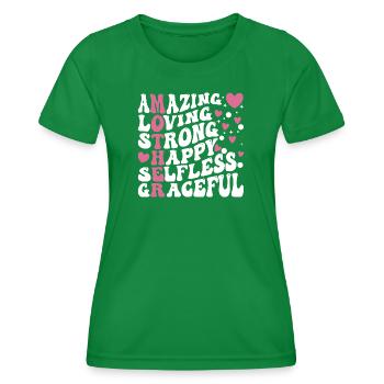 Best Mom Ever - Women's Functional T-Shirt - kelly green - Front - AI Model Female 172 dark (172cm)