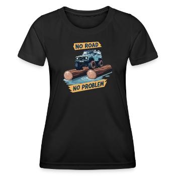 Off-Road Vehicle Driver - Women's Functional T-Shirt - black - Front - AI Model Female 172 light (172cm)