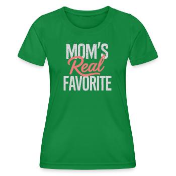 Mamas wahrer Favorit - Frauen Funktions-T-Shirt - Kelly Green - Vorne - AI Model Female 172 dark (172cm)