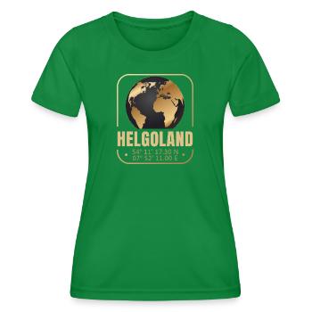 Helgoland - Frauen Funktions-T-Shirt - Kelly Green - Vorne - AI Model Female 172 dark (172cm)