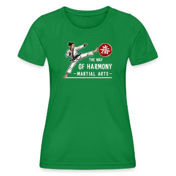 Art martial - T-shirt sport Femme - vert - Devant - AI Model Female 172 dark (172cm)