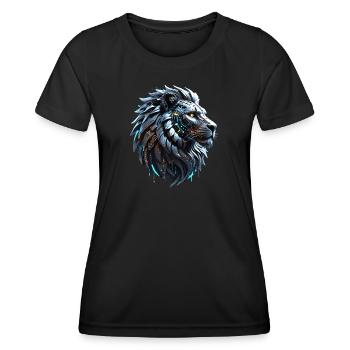 Un adorable défilé d’oiseaux de dessin animé - T-shirt sport Femme - noir - Devant - AI Model Female 172 light (172cm)