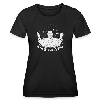 Ein Neuer Hirte - Frauen Funktions-T-Shirt - Schwarz - Vorne - AI Model Female 172 light (172cm)