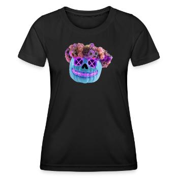 Bloom & Doom - Women's Functional T-Shirt - black - Front - AI Model Female 172 light (172cm)