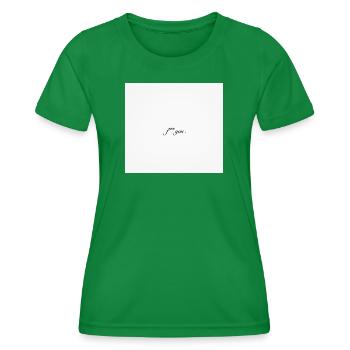 Bold Censored Profanity Statement Design - Women's Functional T-Shirt - kelly green - Front - AI Model Female 172 dark (172cm)