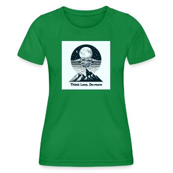 action mode - T-shirt sport Femme - vert - Devant - AI Model Female 172 dark (172cm)