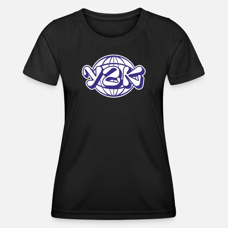 Y2K - Women's Functional T-Shirt - black