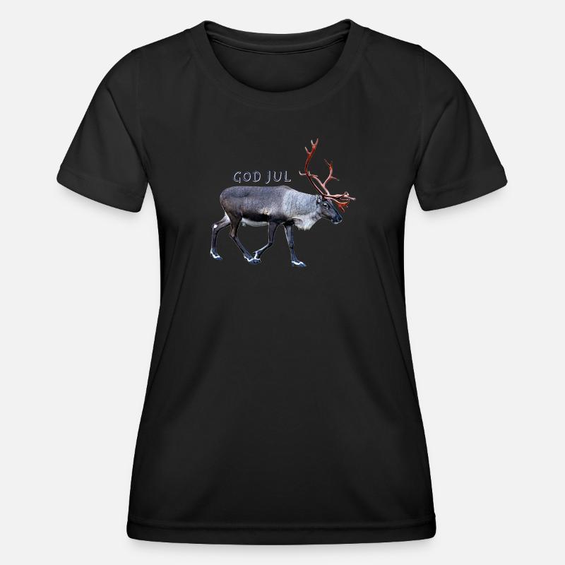 Merry Christmas - Women's Functional T-Shirt - black
